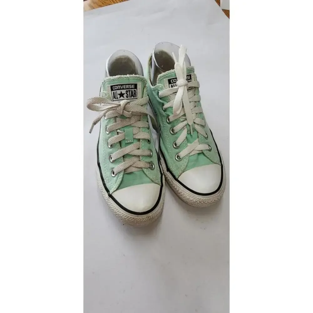 Converse All Star Mint Green Sneakers Mens Size 5, Womens Size 7 Rare Color - Picture 3 of 15